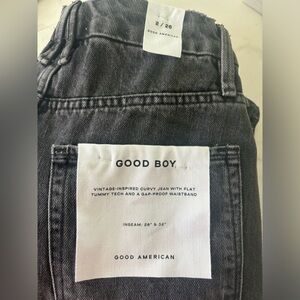 Good American Good Boy black Denim